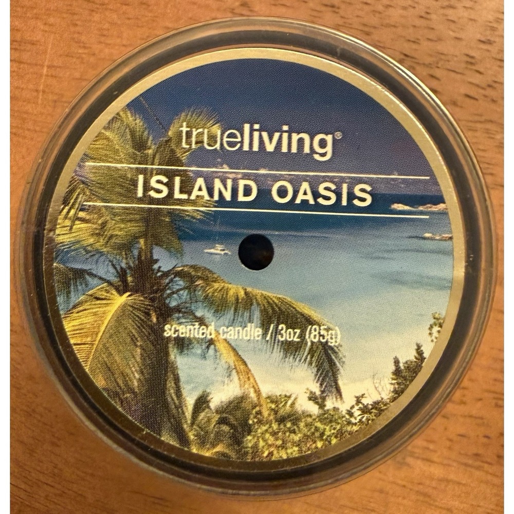 True Living Island Oasis 3oz Scented‎ Candle